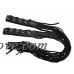 KSUC Supplies Leather Motorcycle Biker Throttle Handle Bar Grip Covers 4 Piece Set-Fringes - B07BR6XMML